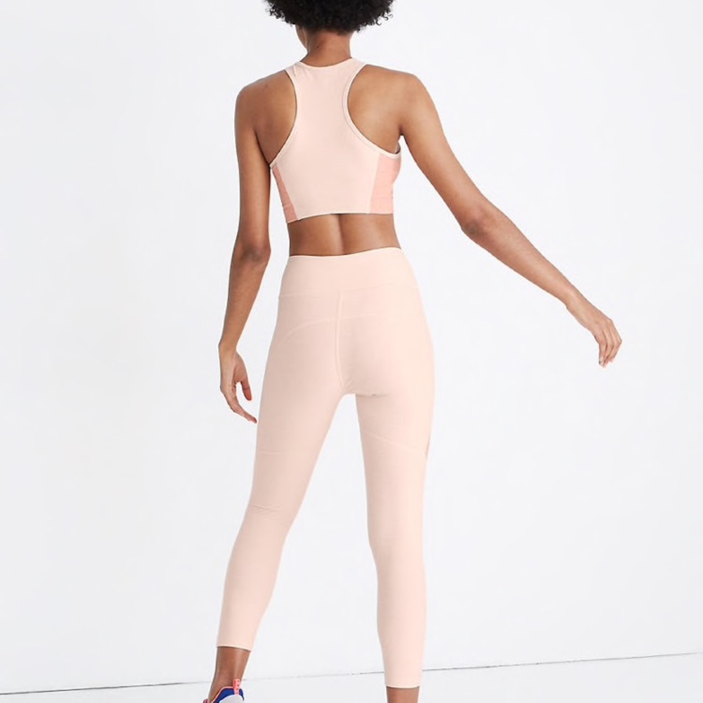 Outdoor voices pink warm up legging - Picture 2 of 6